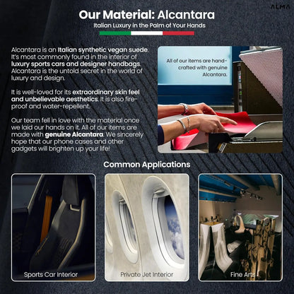 Luxury Alcantara Magnetic iPhone Case